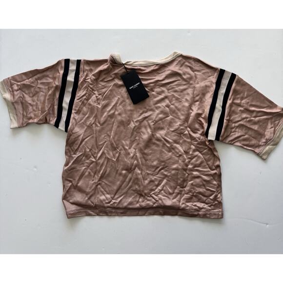 Saint Laurent Saint Political Fiction Cropped T-Shirt XL - Picture 2 of 6